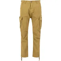 Alpha industries Cargohose "Squad Pant", Herren, Gr. 29, Normalgrößen, grün (khaki), Obermaterial: 98% Baumwolle, 2% Elastan. Futter: 100% Baumwolle, Hosen Cargohose