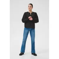 Kaffe Langarm-Bluse KAvivian Regular fit black