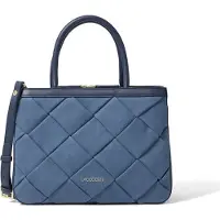 Braccialini Handtasche Blau Gesteppt mit Reißverschluss 32x24 cm Blu UNICA B17071-BLU