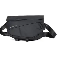 Aoking Uni Umhängetasche, Schwarz, Polyester, verstellbarer Trageriem, 30,5 x 19,5 cm