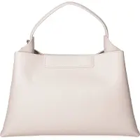 Viola Castellani Damenhandtasche aus 100% recyceltem Leder Magnetverschluss Schwarz Black B UNICA 30x22x7 cm ero