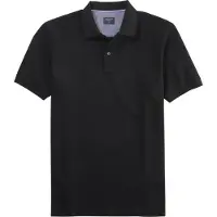 Olymp Poloshirt Piqué Schwarz