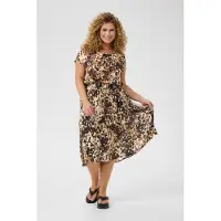 KAFFE CURVE Rock A-shape Leopard Print