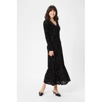 Kaffe Jerseykleid "Damen Jerseykleid KArosa", Damen, Gr. XS, N-Gr, schwarz (schwarz deep cc), Obermaterial: 64% Polyester PES. 28% Polyamid PA. 8% Elasthan EL., Kleider Jerseykleid