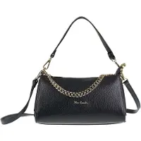 Pierre Cardin Damen Schultertasche, echtes Leder, , Reißverschluss, verstellbarer Trageriemen, Italy