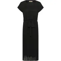 Culture Midikleid "Damen Kleid CUalvia", Damen, Gr. S, N-Gr, schwarz, Obermaterial: 100% Polyester PES., Kleider Midikleid