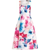 Vera Mont Cocktailkleid "Damen mit Kellerfalten" Nahttasche