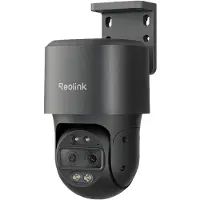 Reolink TrackMix PoE, 4K 8MP PTZ PoE Überwachungskamera Außen, Dual-Objektiv, 6X Zoom, Farbnachtsicht, KI Erkennung, Auto-Tracking, 2-Wege-Audio, Grau