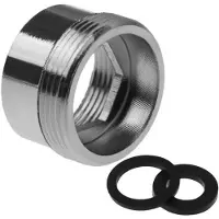 OEM Messing Wasserhahnadapter - Adapter für Wasserhahn - 18mm bis 22mm NPT - Weiblich nach Männlich - Verbessert die Wasserqualität