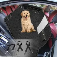 OEM Wasserdichter Hundefußmat für den Rücksitz für Hunde-Schutz-Tragetasche- schwarz