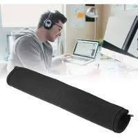 OEM Kopfhörer-Headband-Polster für Kopfhörer, Kissen für Kopfhörer, kompatibel für Audio Technica ATH‑MSR7/M30X/M40X/M50, Schwarz, für lange Musikabende