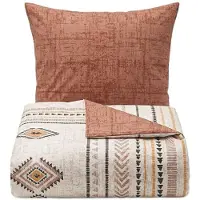Cofi1453® Renforce Bettwäsche mit Reißverschluss - Wendebettwäsche aus 100% Baumwolle, Bohomuster 135 x 200 cm + 80 x 80 cm
