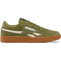 Reebok Sneaker CLASSIC "CLUB C REVENGE VINTAGE", Mädchen, Gr. 45, grün (grittygreelabaster, gum), Leder, Schuhe Sneaker