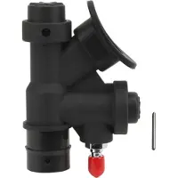 Gistuch Scuba Diving Universal 45 Grad Mundkraft Inflator K -Form -Ventillinderung für Standard -1 -Zoll -Schlauch