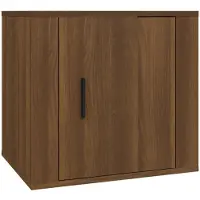 Syfax Nachttisch Braun Eichen-Optik 50x39x47 cm