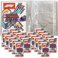 Topps - Turbo Attax Formel 1 2024 - 1 Leere Sammelmappe + 20 Booster