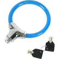 OEM Bikekabelschloss, blauer Kabel mit Schloss, Sicherheitsschloss
