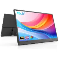 HDeye 15.6" Tragbarer Monitor – 1080P IPS, USB-C, Mini HDMI, Dual-Lautsprecher, VESA-kompatibel