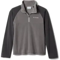 Columbia Boys' Glacial Half Zip Fleece city grey, shark (023) XXS