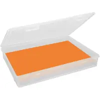 Merkloos Aufbewahrungsbox mit Deckel – Transparent – Stapelbar – A4-Format – Multifunktional – Robustes Polypropylen – 31 x 22 x 5 cm – Aufbewahrungsbehälter