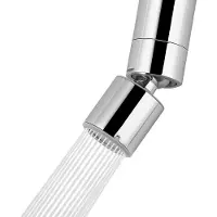 OEM Küchenarmatur, 360-Grad-drehbare Küchenarmatur, doppelte Sprinkler für die Spüle, Armatur-Ersatzteile 55/64 Zoll Innendraht, verchromt