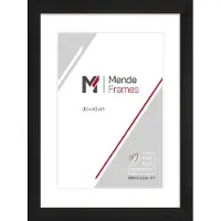 MendeFrames Holzrahmen Massivholz 60x80 cm Schwarz H220