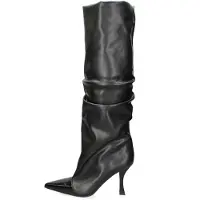 Marc Ellis Damen Stiefel Echtleder Schwarz Eleganter Stiletto Absatz Black B 36