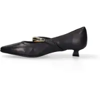 Marc Ellis Silvana Prime Damen Pumps, schwarz, aus Leder, mit Kitten-Absatz, elegant, ohne Verschluss
