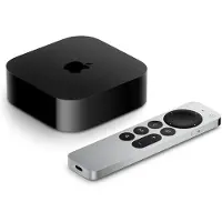 Apple TV 4K, , A15, 64 GB, AVC, H.264, HEVC, M4V, MP4, MPEG4, AAC, AC3, AIFF, EAC3, FLAC, HE-AAC, MP3, MP3 VBR, WAV, GIF, HEIF, JPEG, TIFF