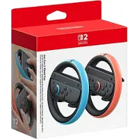Nintendo Joy-Con 2 Lenkrad-Controller-Abdeckungen (Paar) Hellblau/Hellrot