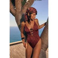Triumph Swimwear Badeanzüge Midnight Swim | Grösse: 38C | Farbe: Braune Kombination