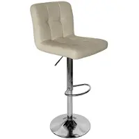 Kondela Barhocker Kandy 2 New - beige / Chrom