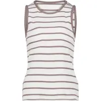 Cartoon Tanktop "Basic-Top mit Rundhalsausschnitt", Damen, Gr. 42, beige (cream, beige), Obermaterial: 95% Baumwolle CO. 5% Elasthan EL., Tops Tanktop