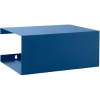 ReCollector BoxShelf, Regalboden, Wandverteiler, Stahl, Blau, Schlafzimmer, 2 Regale