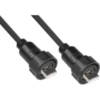GOOD CONNECTIONS Alcasa IC04-U202, 1 m, USB A, Mini-USB A, USB 2.0, Schwarz