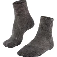 Falke TK2 Explore Wool Short Herren Trekking Kurzsocken, 44-45, Grau, Schurwolle