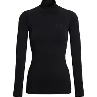 Falke Damen Langarmshirt Maximum Warm, M, Schwarz, Uni