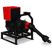 Eberth Zapfwellengenerator 27,5 kVA / 22 kW, Notstromaggregat AVR, 3x230V / 2x400V IP44, Zapfwelle 1-3/8" 6 Zähne, 3-Punkt Aufhängung