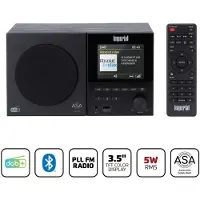 Imperial DABMAN-120BK DAB+/FM Radio Mono Bluetooth 5.3 USB ASA 60 Senderspeicher