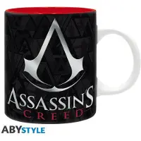 Abysse Corp ASSASSIN'S CREED - Mug - 320 ml - Crest black & red - subli x2