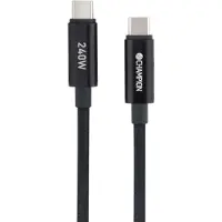 Champion USB-C-Kabel 240 W, 2 m, Schwarz