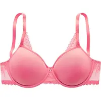 LASCANA Minimizer-BH , Damen, Gr. 80, Cup D, pink, Microtouch, Obermaterial: 87% Polyamid, 13% Elasthan, BHs Minimizer-BH, mit Spacer-Schalen und Bügel – auch ideal für große Größen, Sommer