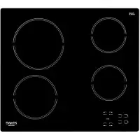 Ariston Hotpoint HR 631 C, Schwarz, Integriert, 58 cm, Keramik, Glaskeramik, 4 Zone(n)