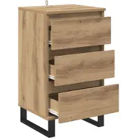 vidaXL Sideboard Artisan-Eiche Holzwerkstoff