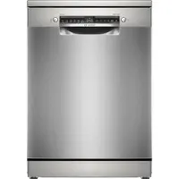 Bosch Serie 4 SMS4HTI03E, Freistehend, Standardgröße (60 cm), Edelstahl, Schwarz, Tasten, 1,75 m