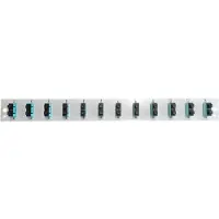 Efbe-Schott EFB Elektronik SB-FP-12SC-D-V-OM3, Rackeinbau, 1U, Grau, Metall, 432 mm, 13 mm
