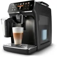 Philips Kaffeevollautomat 5400 Series, 12 Kaffeespezialitäten, LatteGo Milchsystem, Touchdisplay, Schwarz (EP5441/50)