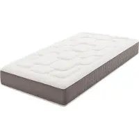 Moonia KingMaX Multizone, Doppelt, Memory-Foam-Matratze, Weich/Fest, Weiß, 900 mm, 1900 mm