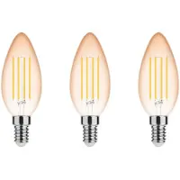 Modee Lighting E14 LED-Lampe B35 4W 360lm 1800K extra warmweiß 3 Stück