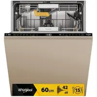 Whirlpool WH8IA115B2M3TUS0, Voll integriert, Standardgröße (60 cm), Schwarz, Touchsteuerung, 1,3 m, 1,55 m